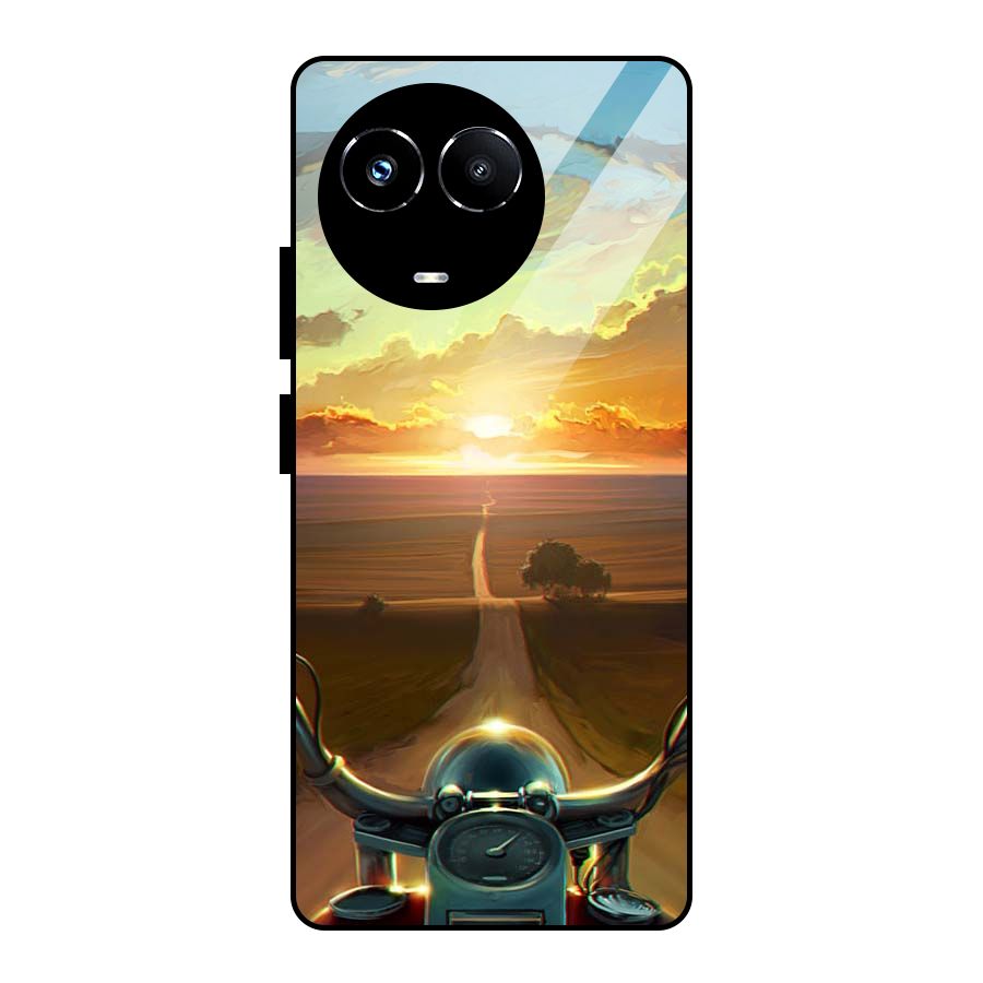 The Long Ride Glass Back Case for Realme Narzo 60X