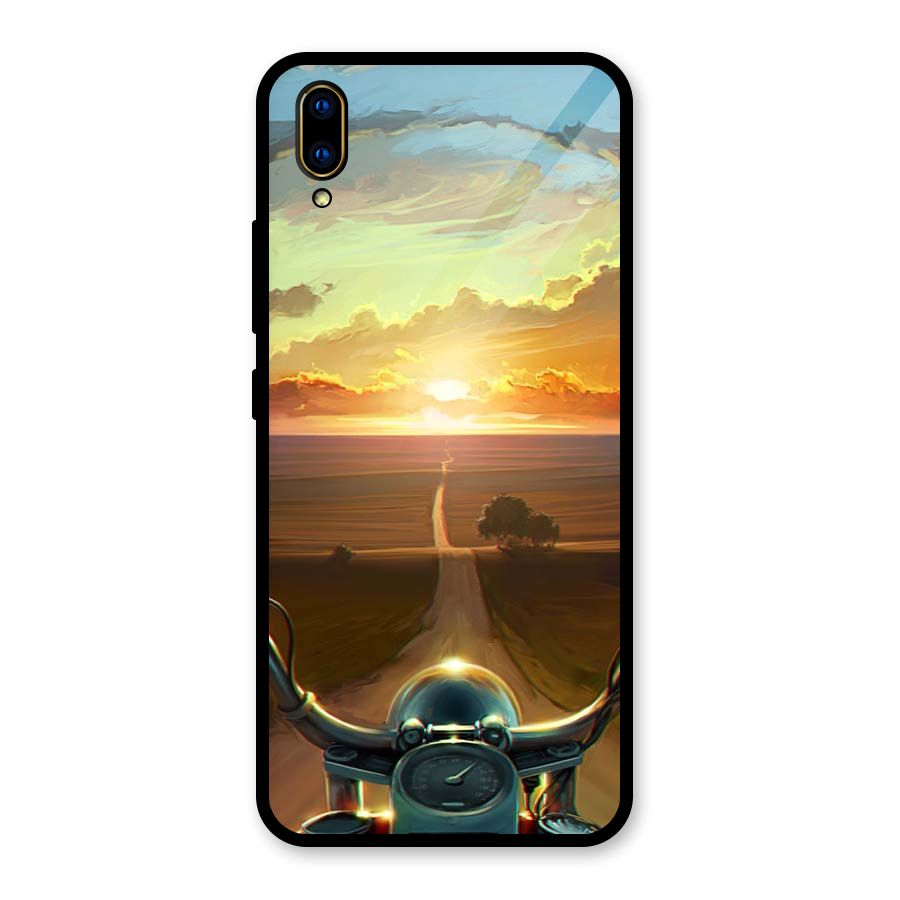 The Long Ride Glass Back Case for Vivo V11 Pro