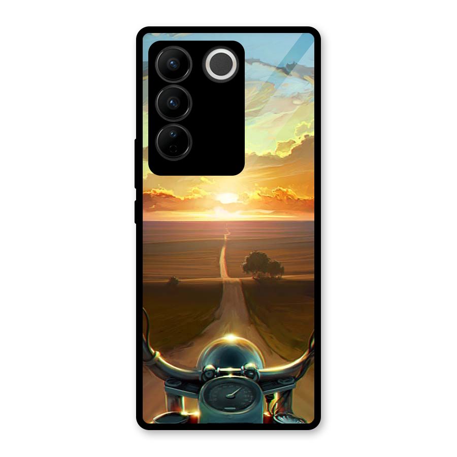 The Long Ride Glass Back Case for Vivo V27 Pro