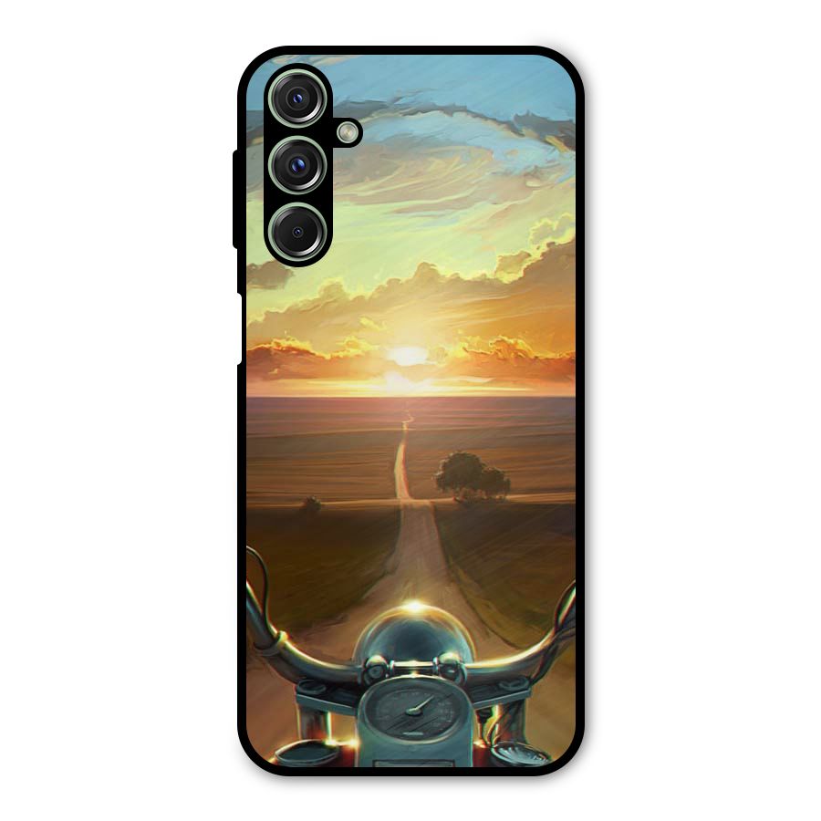The Long Ride Metal Back Case for Galaxy M34