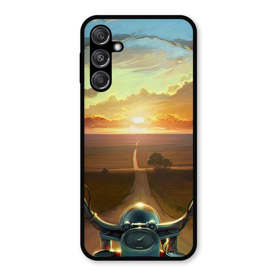 The Long Ride Metal Back Case for Galaxy M34 5G