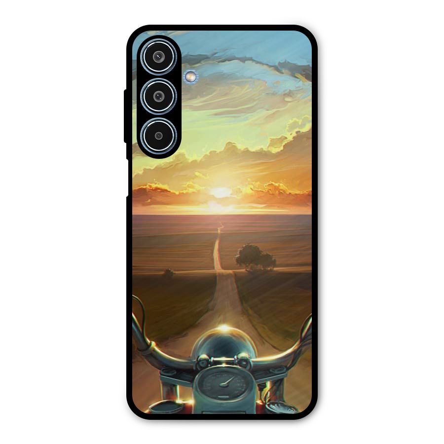 The Long Ride Metal Back Case for Galaxy M35