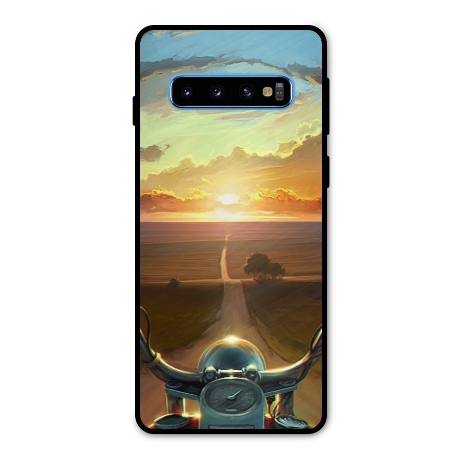 The Long Ride Metal Back Case for Galaxy S10