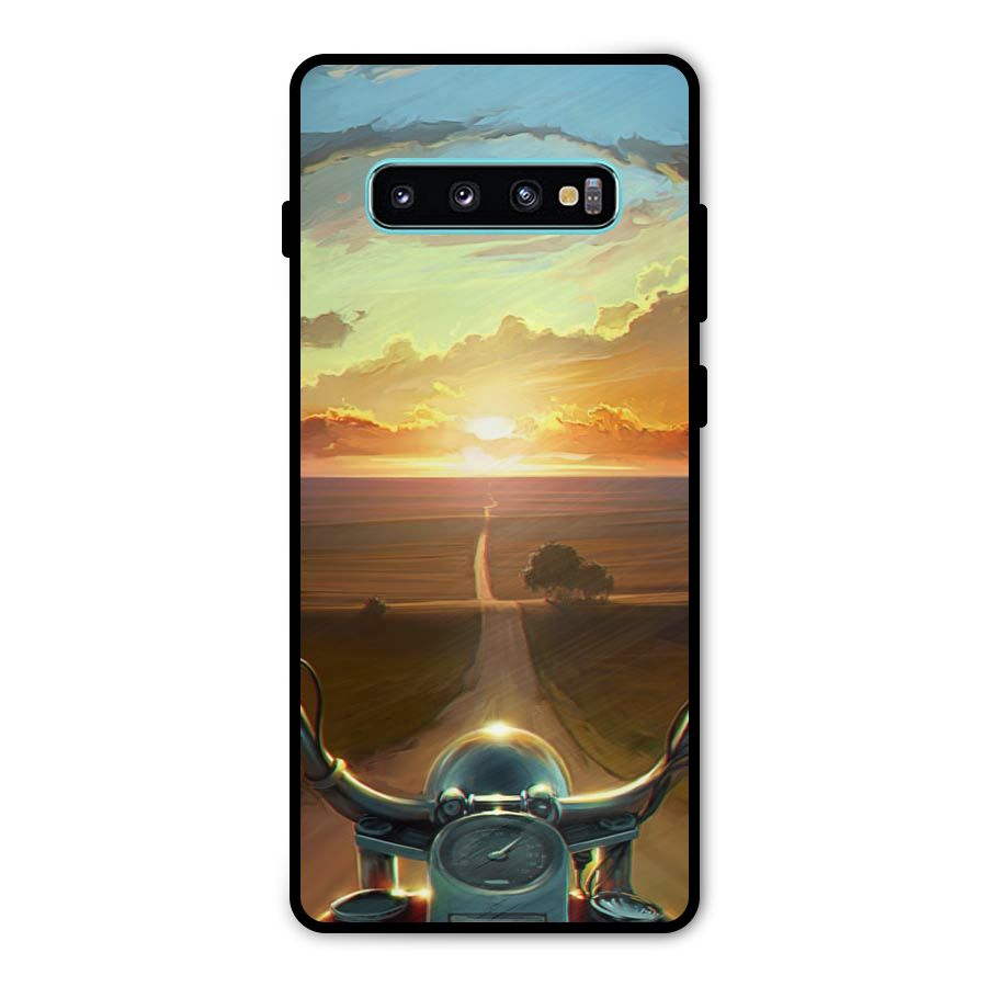 The Long Ride Metal Back Case for Galaxy S10 Plus