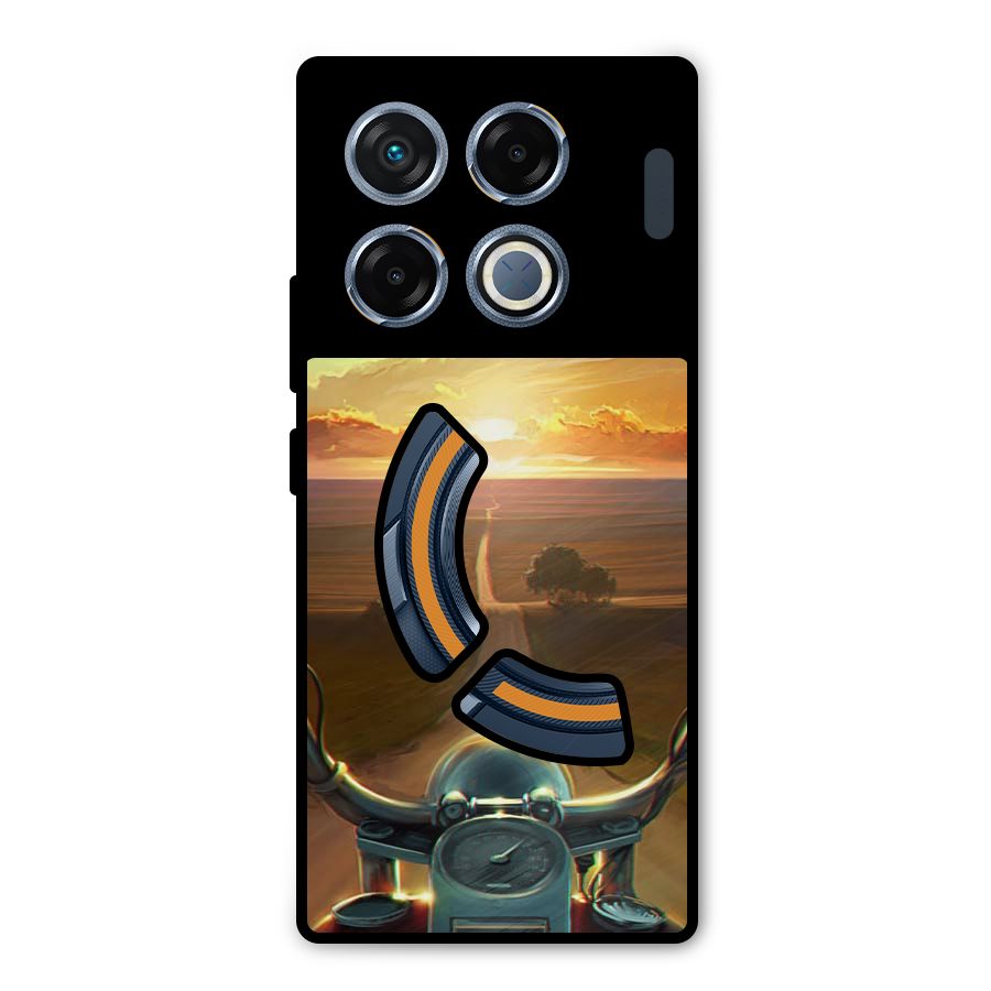 The Long Ride Metal Back Case for Infinix GT 20 Pro