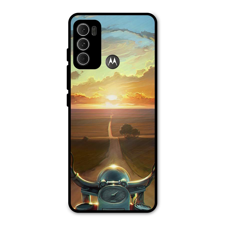 The Long Ride Metal Back Case for Moto G60