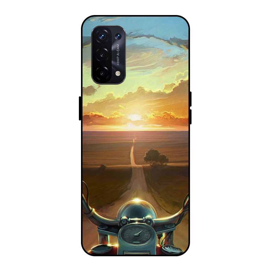 The Long Ride Metal Back Case for Oppo A74 5G