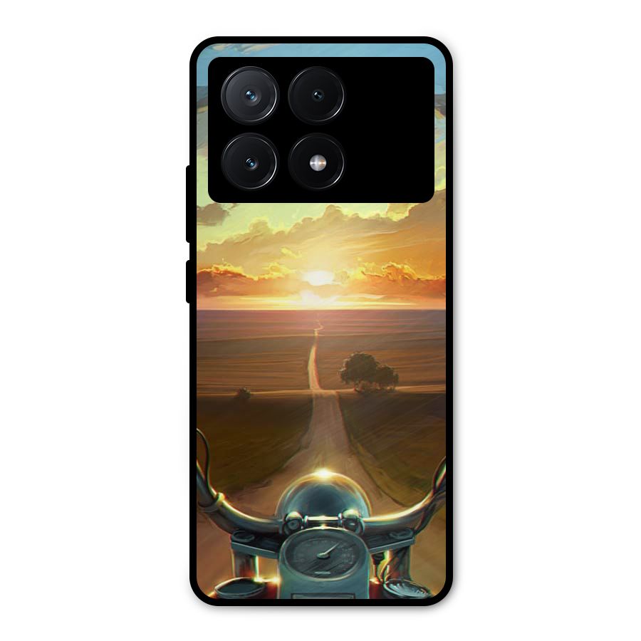 The Long Ride Metal Back Case for Poco X6 Pro