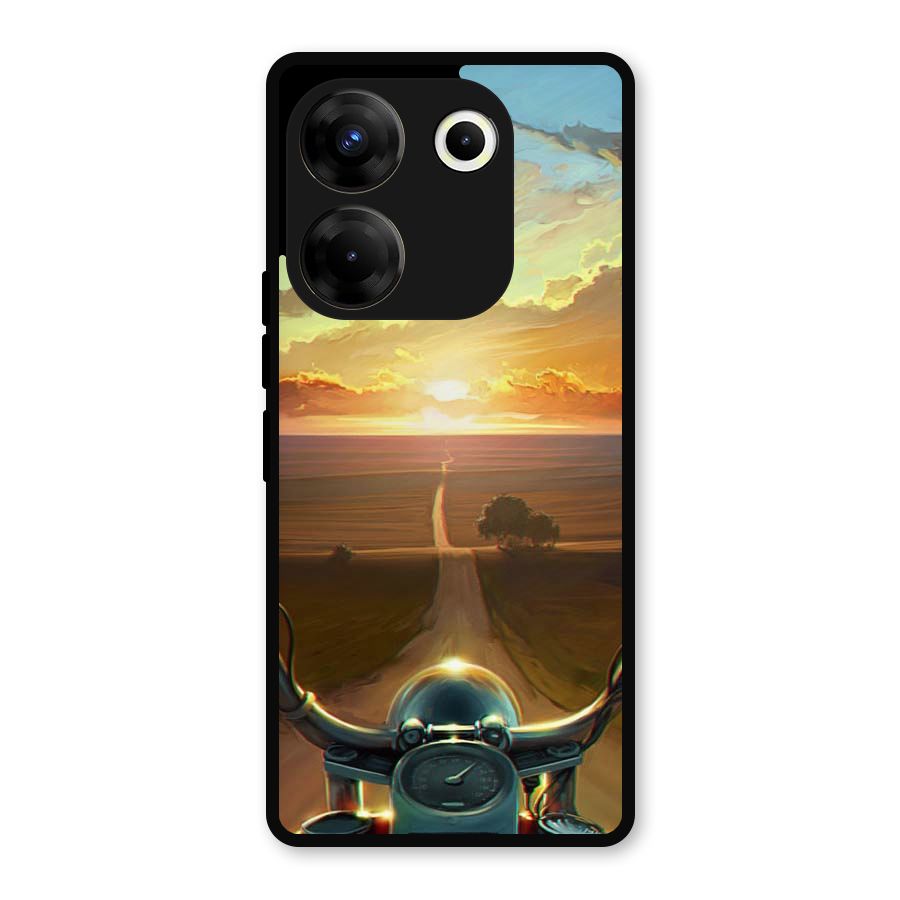 The Long Ride Metal Back Case for Tecno Camon 20