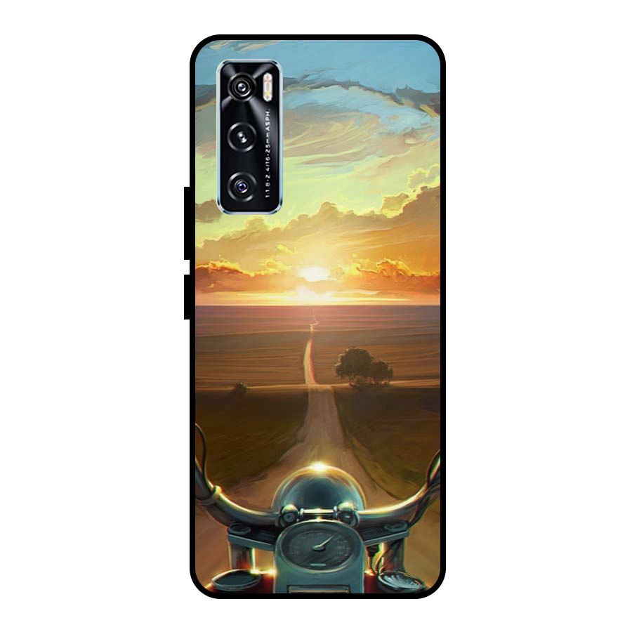 The Long Ride Metal Back Case for Vivo V20 SE