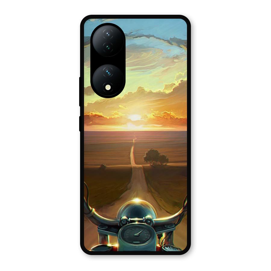 The Long Ride Metal Back Case for Vivo Y100a