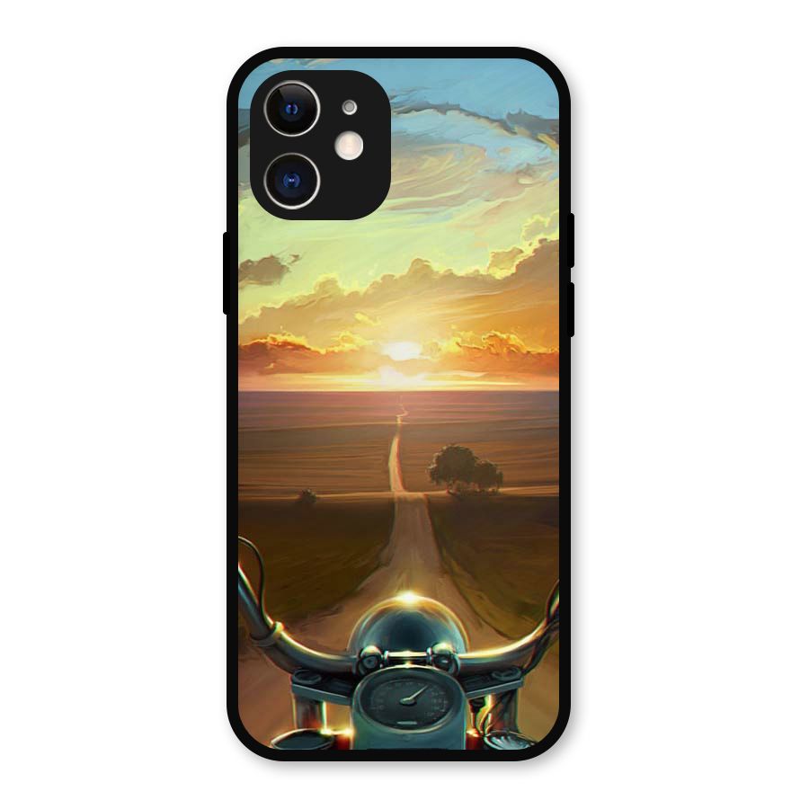 The Long Ride Metal Back Case for iPhone 12