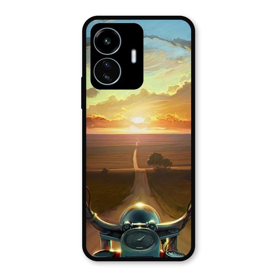 The Long Ride Metal Back Case for vivo iQOO Z6 Lite 5G