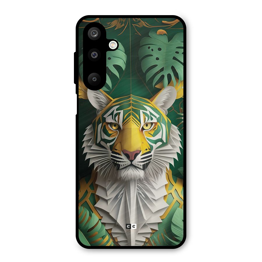 The Nature Tiger Metal Back Case for Galaxy M16