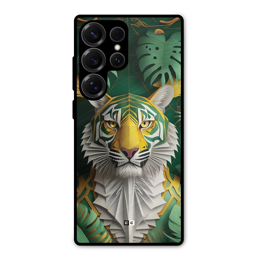 The Nature Tiger Metal Back Case for Galaxy S25 Ultra