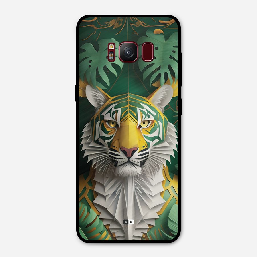 The Nature Tiger Metal Back Case for Galaxy S8