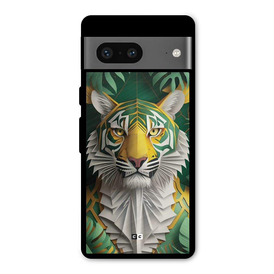 The Nature Tiger Metal Back Case for Google Pixel 7