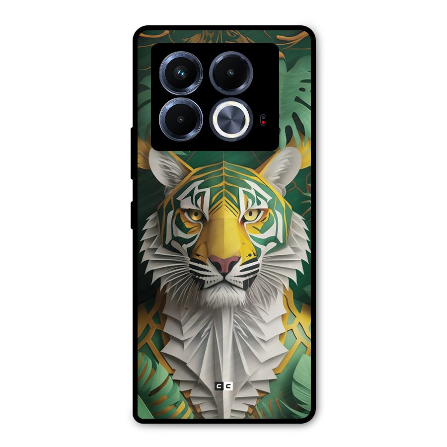 The Nature Tiger Metal Back Case for Infinix Note 40 5G