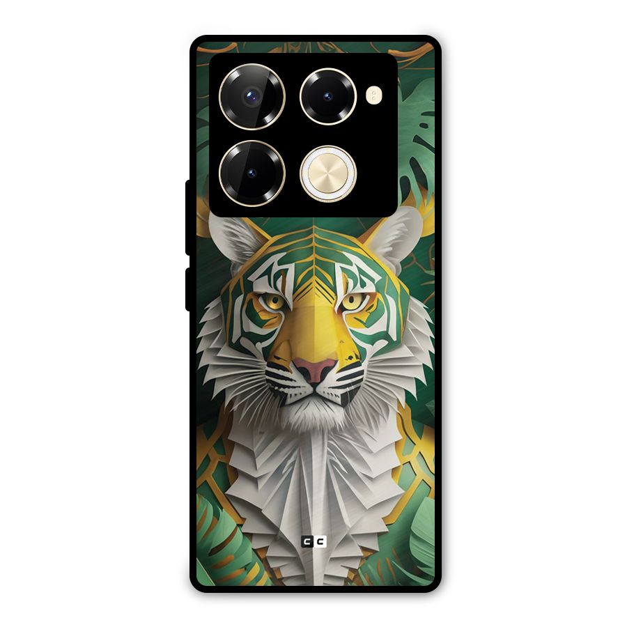 The Nature Tiger Metal Back Case for Infinix Note 40 Pro Plus