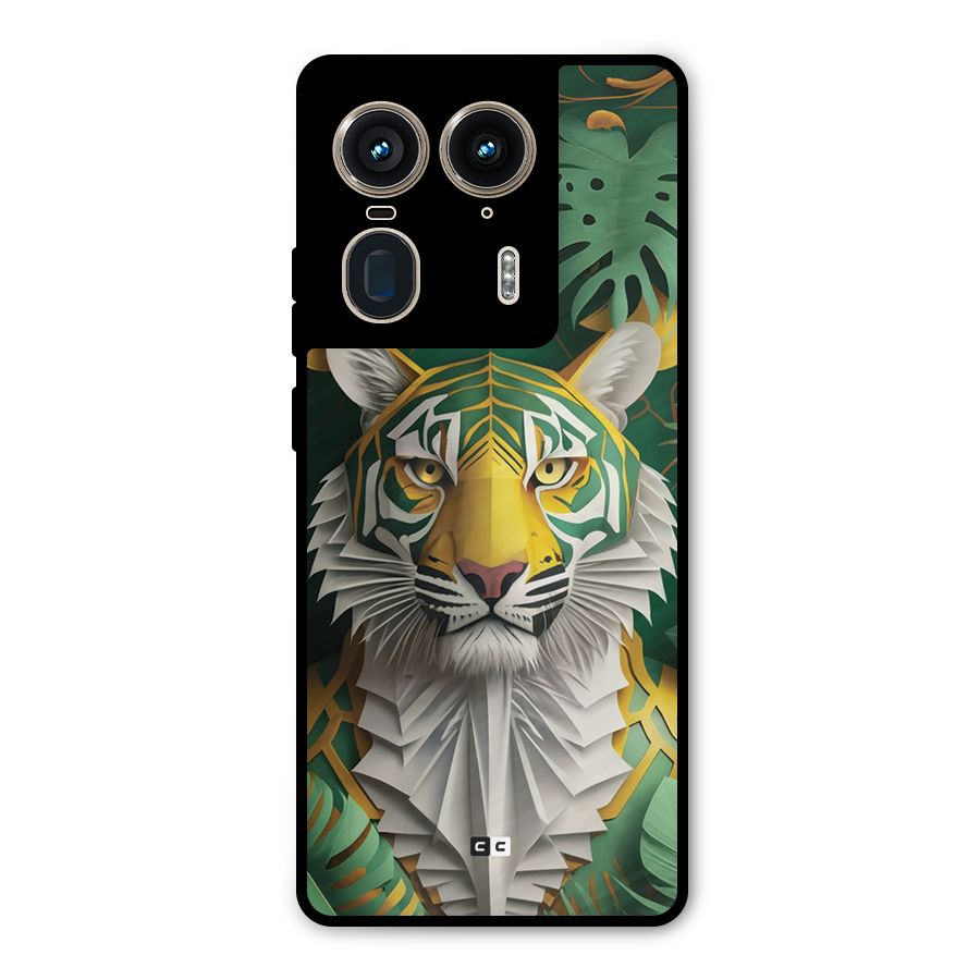 The Nature Tiger Metal Back Case for Motorola Edge 50 Ultra