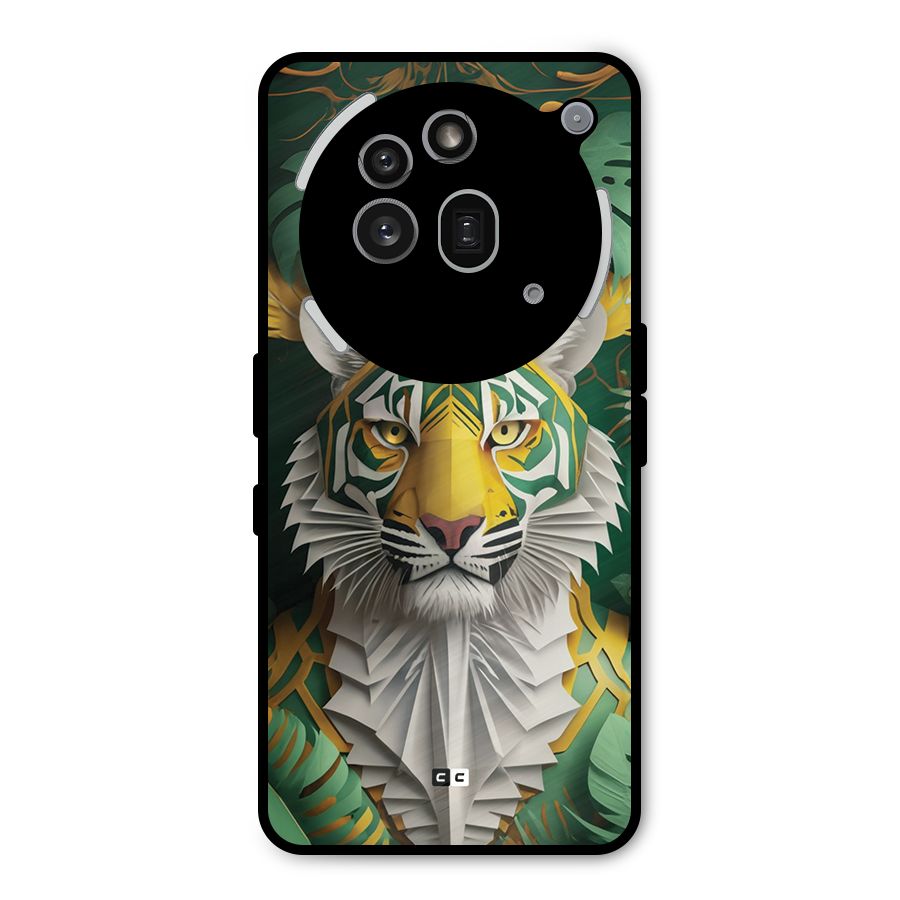 The Nature Tiger Metal Back Case for Nothing Phone 3a Pro