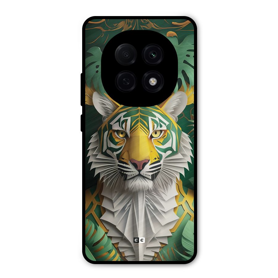 The Nature Tiger Metal Back Case for Oppo F29 Pro