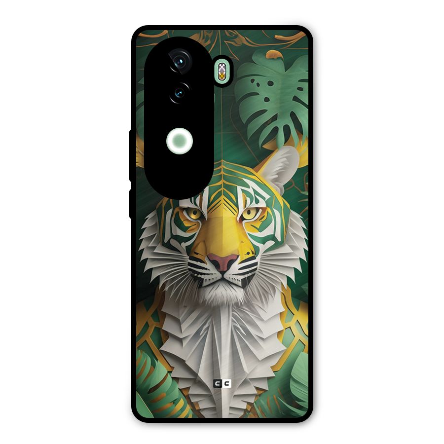 The Nature Tiger Metal Back Case for Vivo V40e