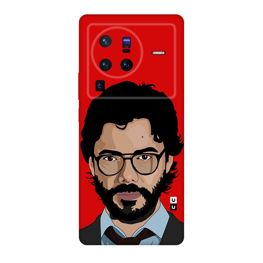 The Professor Illustration Art Original Polycarbonate Back Case for Vivo X80
