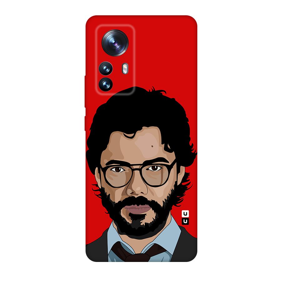 The Professor Illustration Art Original Polycarbonate Back Case for Xiaomi 12 Pro