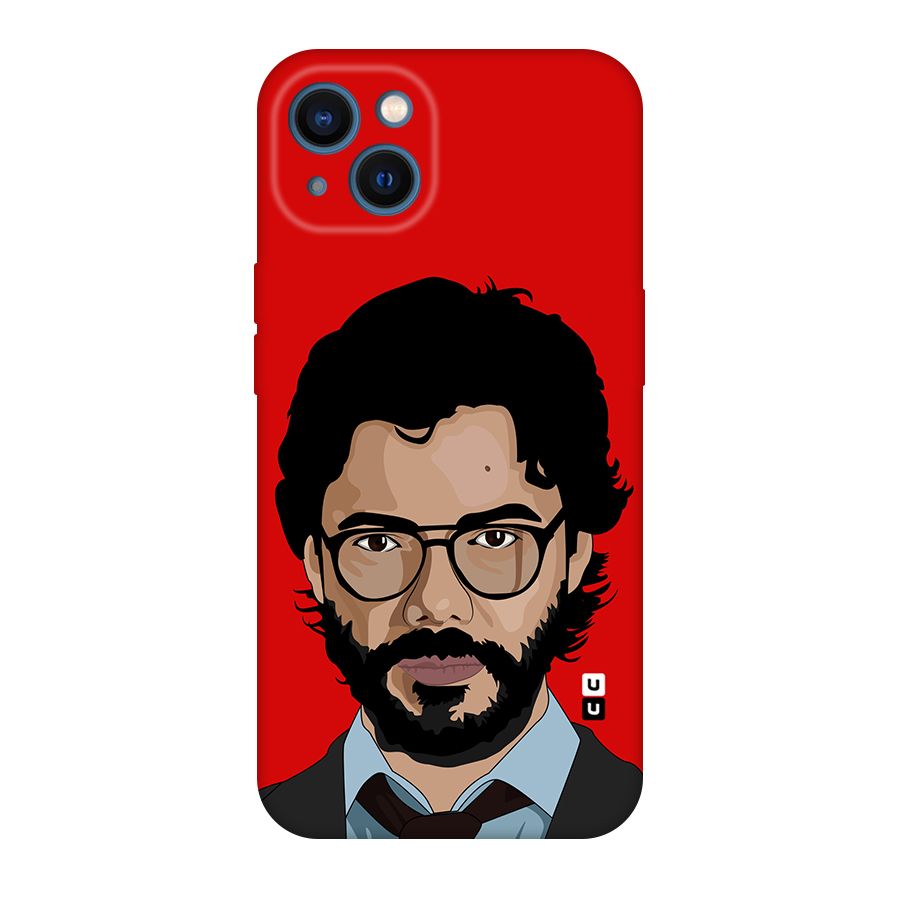 The Professor Illustration Art Original Polycarbonate Back Case for iPhone 13