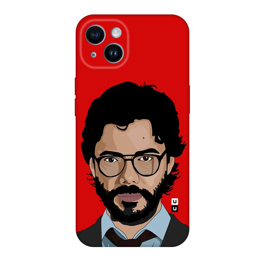 The Professor Illustration Art Original Polycarbonate Back Case for iPhone 14