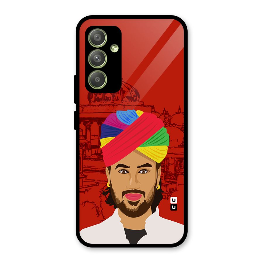 The Rajasthani Chokro Glass Back Case for Galaxy A54