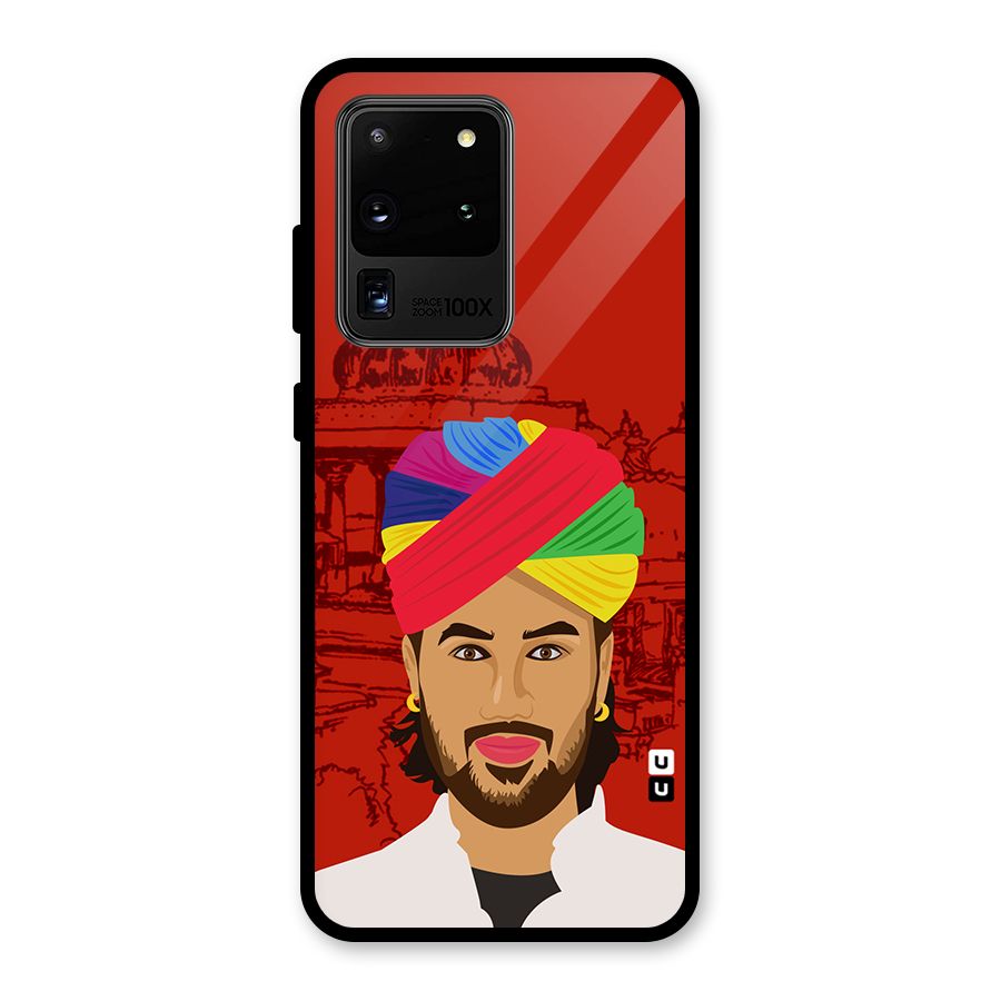 The Rajasthani Chokro Glass Back Case for Galaxy S20 Ultra
