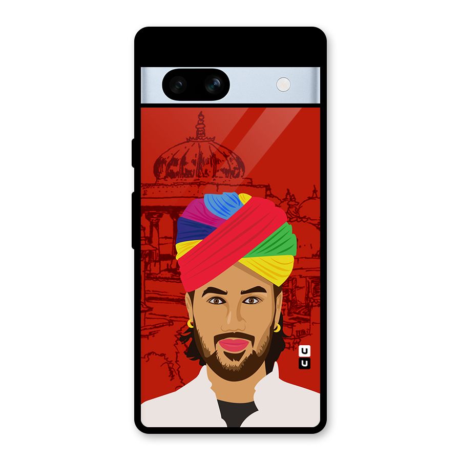 The Rajasthani Chokro Glass Back Case for Google Pixel 7a