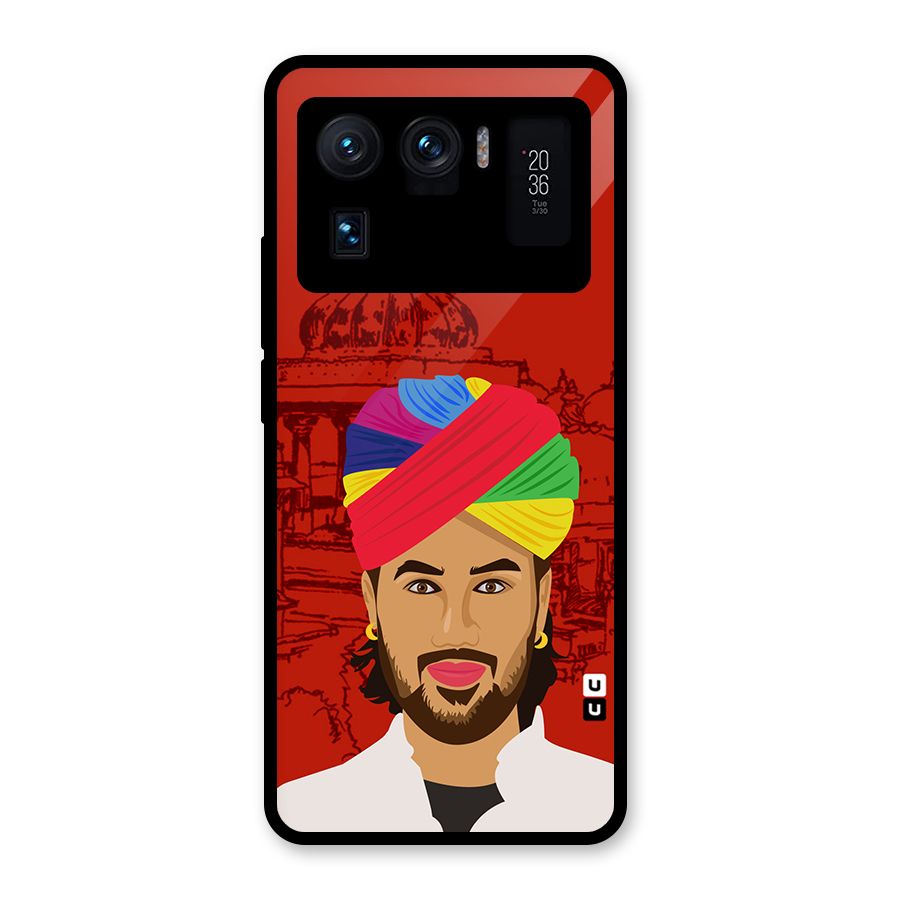 The Rajasthani Chokro Glass Back Case for Mi 11 Ultra