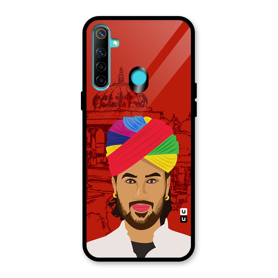 The Rajasthani Chokro Glass Back Case for Realme 5i