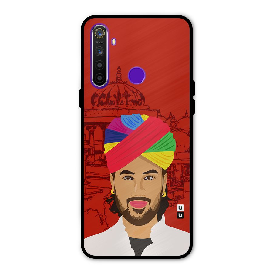 The Rajasthani Chokro Glass Back Case for Realme 5s