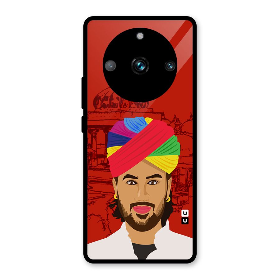 The Rajasthani Chokro Glass Back Case for Realme Narzo 60 Pro