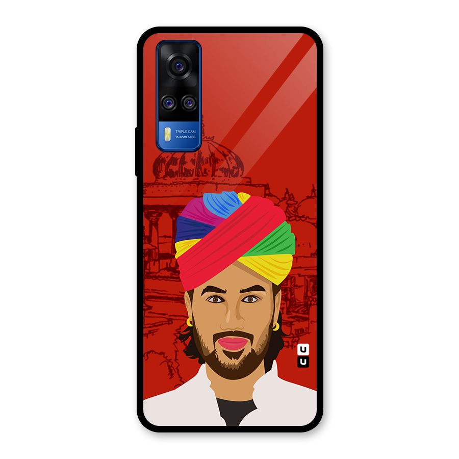 The Rajasthani Chokro Glass Back Case for Vivo Y31