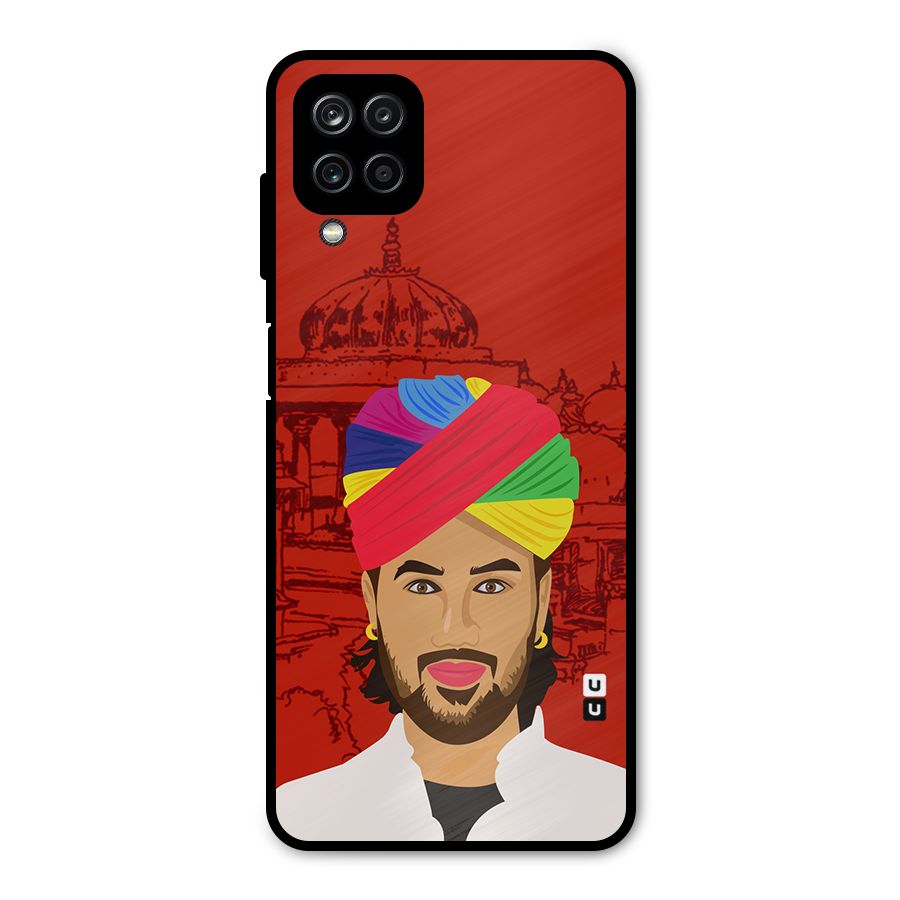 The Rajasthani Chokro Metal Back Case for Galaxy A12