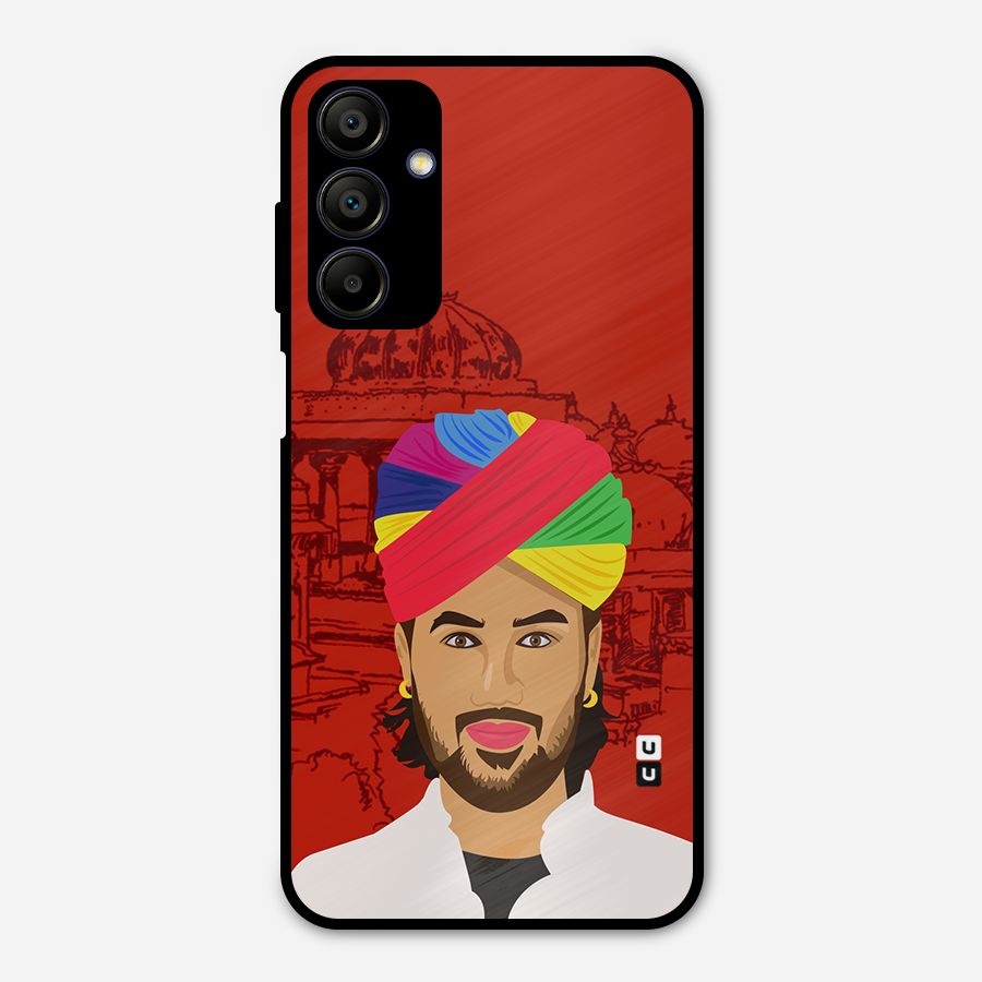 The Rajasthani Chokro Metal Back Case for Galaxy A15 5G