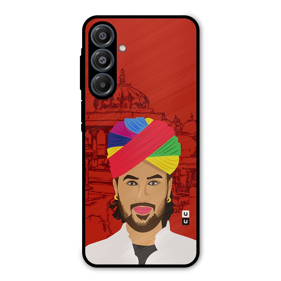 The Rajasthani Chokro Metal Back Case for Galaxy A16 5G