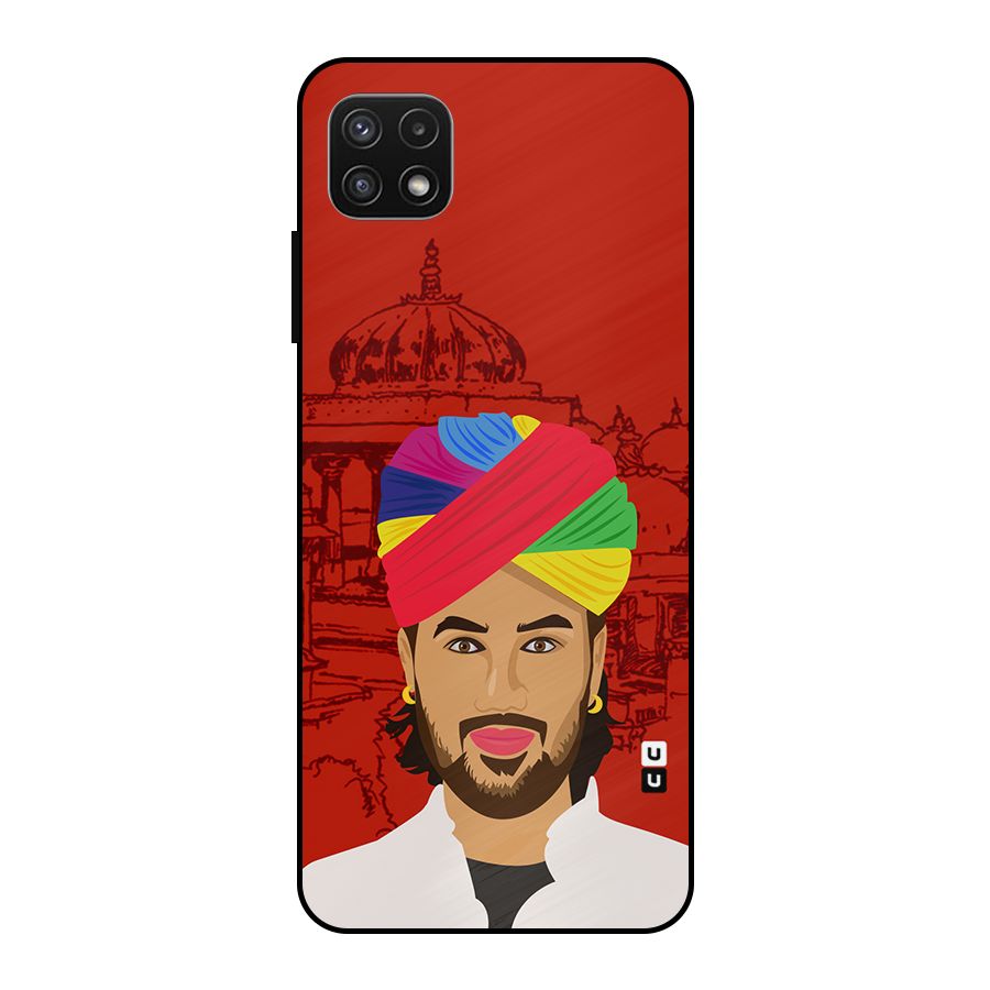 The Rajasthani Chokro Metal Back Case for Galaxy A22 5G