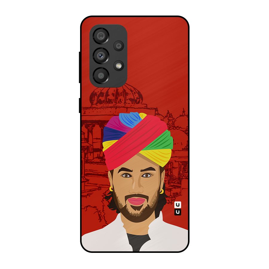 The Rajasthani Chokro Metal Back Case for Galaxy A33 5G