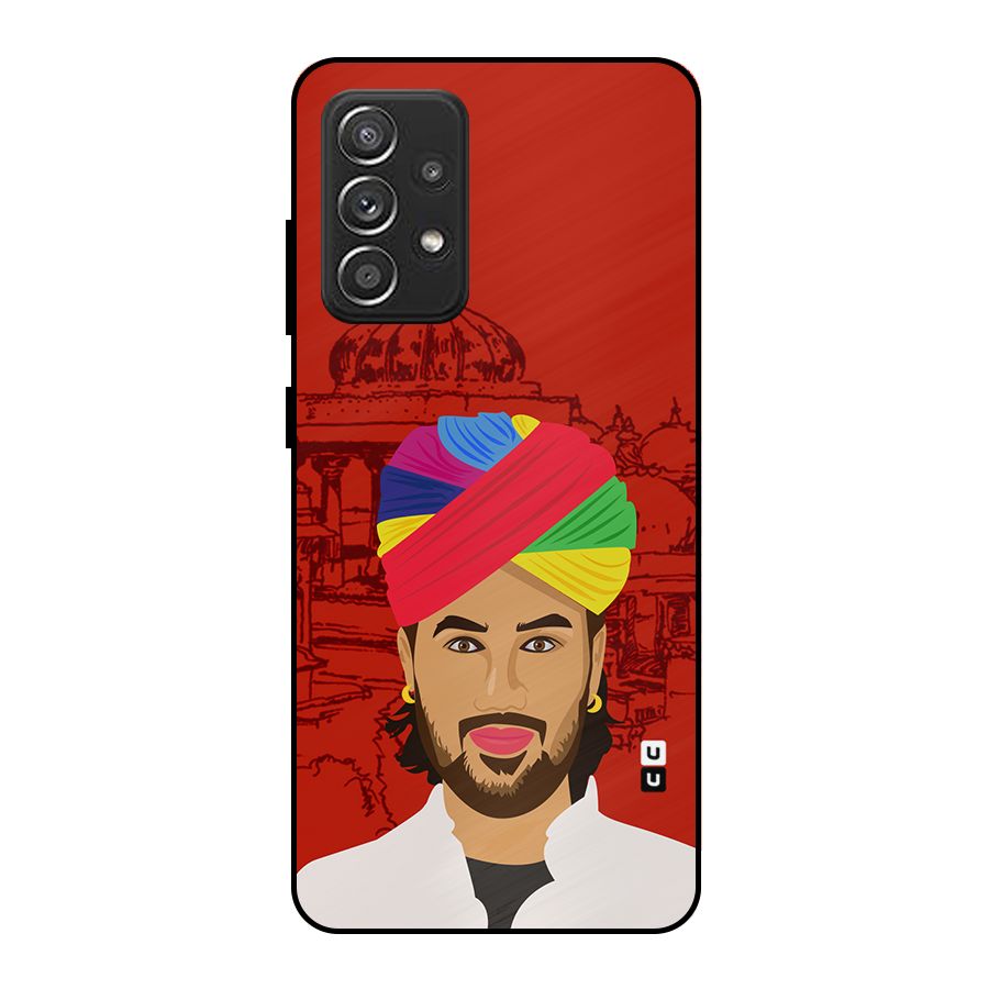 The Rajasthani Chokro Metal Back Case for Galaxy A52s 5G
