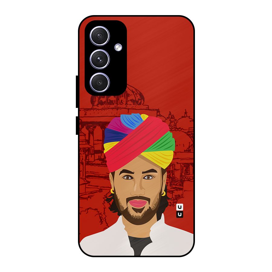 The Rajasthani Chokro Metal Back Case for Galaxy A54