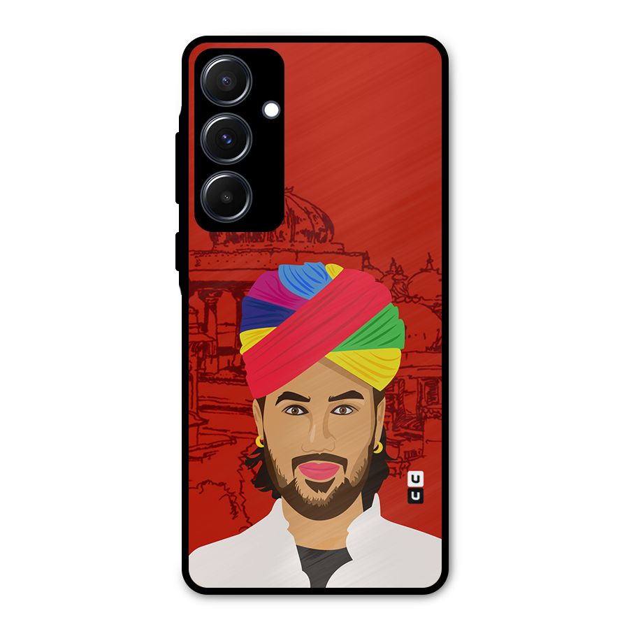 The Rajasthani Chokro Metal Back Case for Galaxy A55