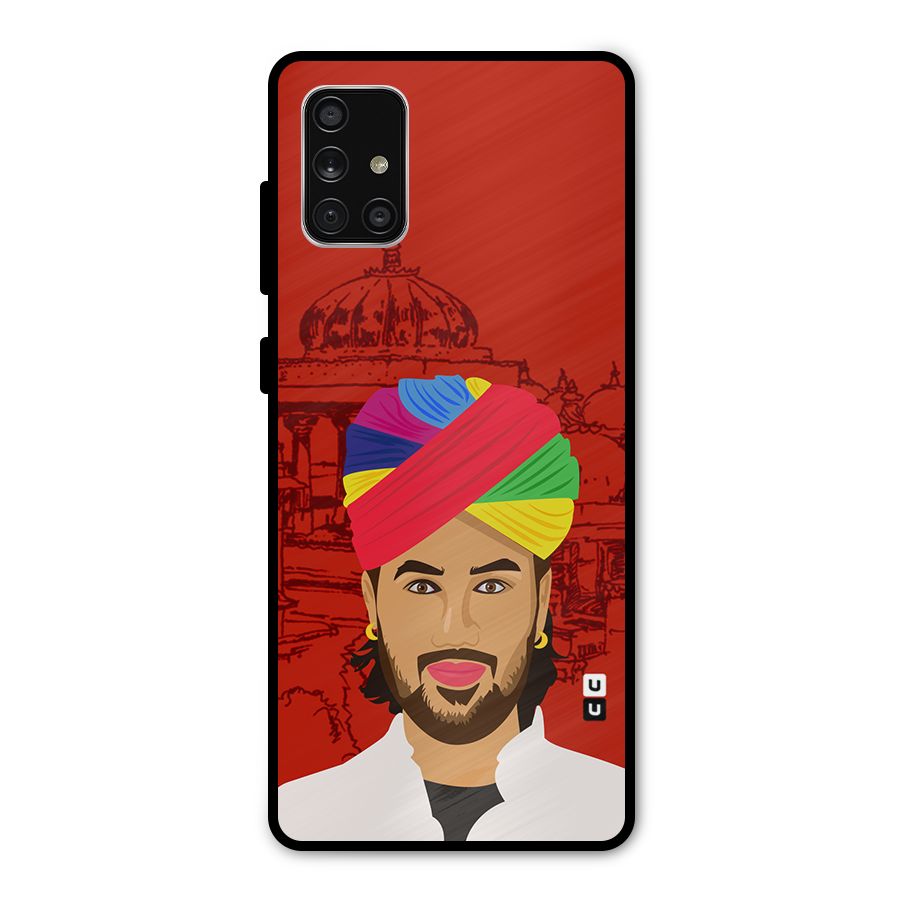 The Rajasthani Chokro Metal Back Case for Galaxy A71