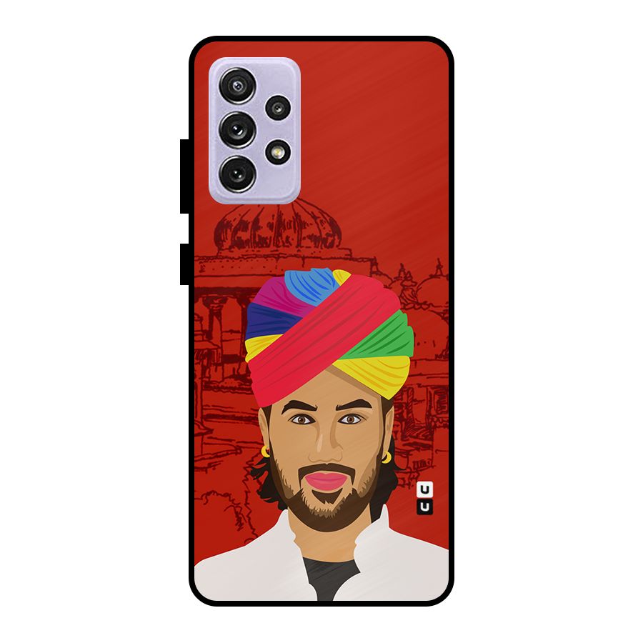 The Rajasthani Chokro Metal Back Case for Galaxy A72