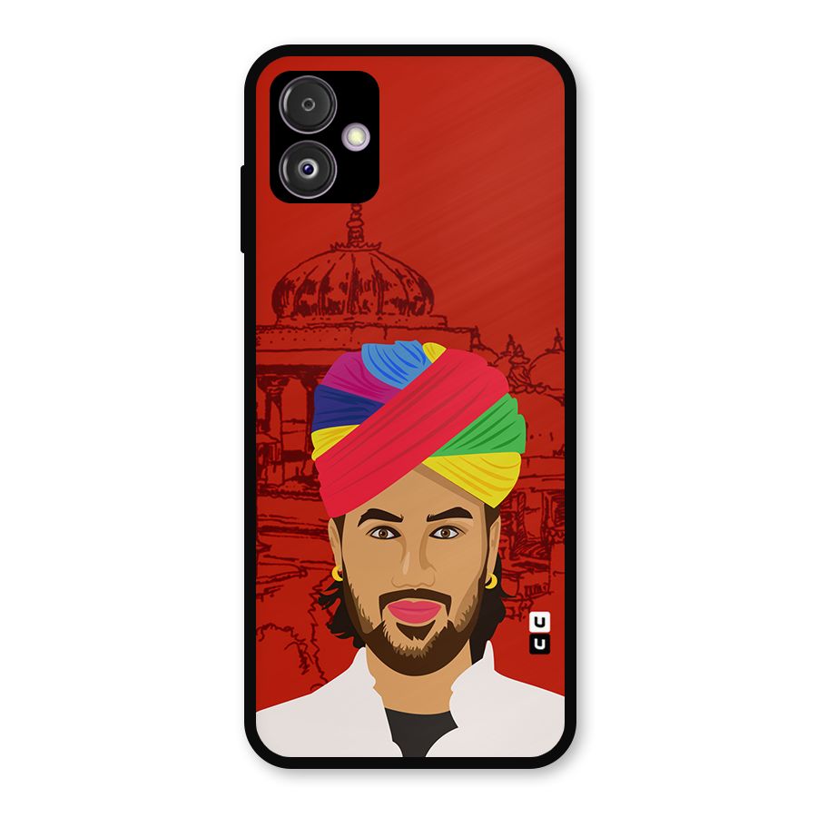 The Rajasthani Chokro Metal Back Case for Galaxy F14